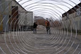 Спиральный барьер Егоза Супер вид изнутри