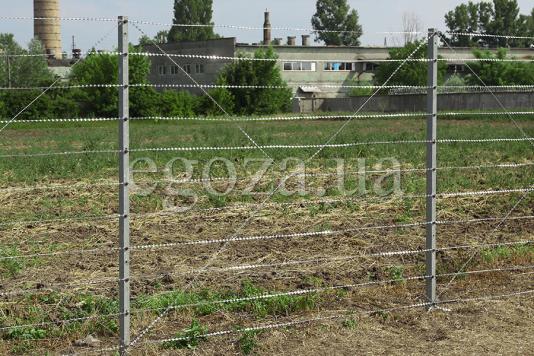 Забор из колючей проволоки