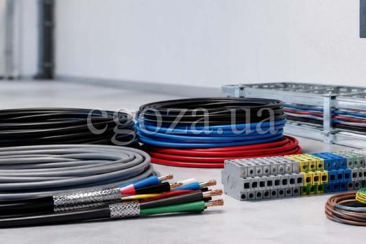 Cables and wires for security systems