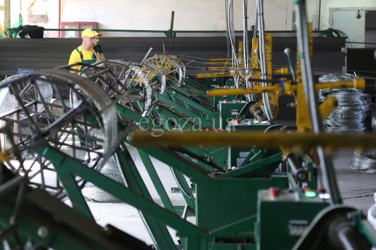 Производство спиральных заграждений